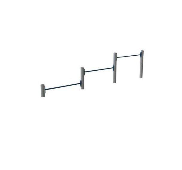 Triple barres fixes de pompes