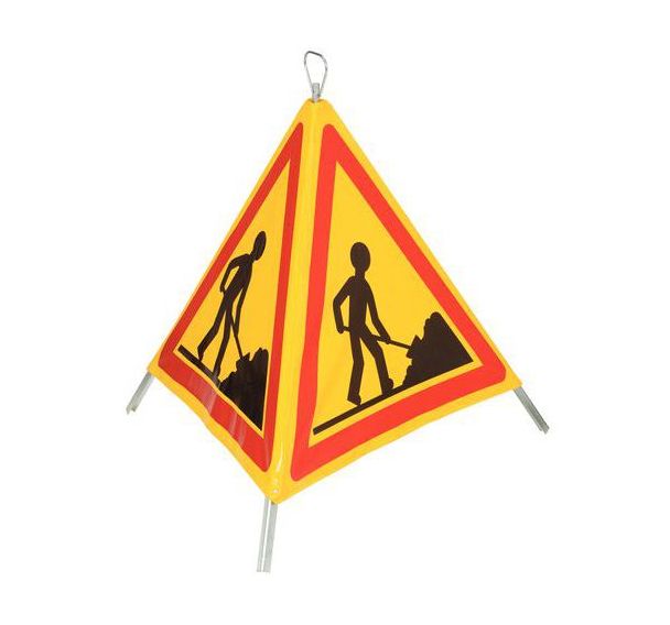 Tripode de signalisation chantier - Rétro