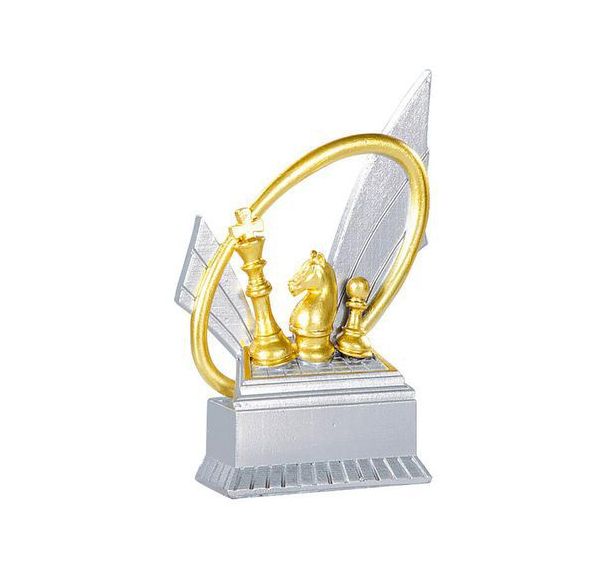 Trophée résine échecs - 12cm