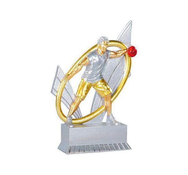 Trophée résine joueur basket - 12cm