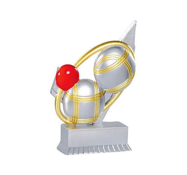 Trophée résine pétanque - 12cm