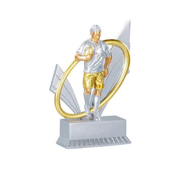 Trophée résine rugby - 12cm