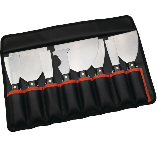 Trousse de 8 couteaux à manche en nylon - Mondelin