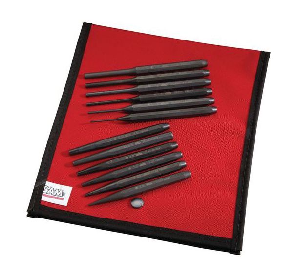 Trousse de chasse-goupilles courtes et chasse-clous - Ref. : 7-CTR12A