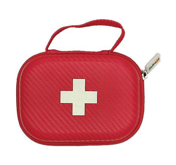 Trousse de secours Spéciale RANDO en PU Rouge