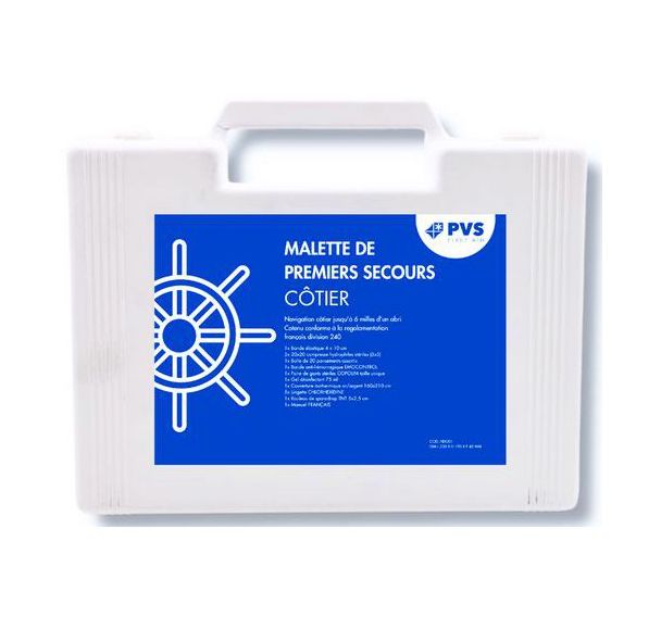 Trousse de secours nautique - Cotier/fluviale jusqu'à 6NM
