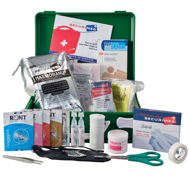 Trousse de secours, soin 30 personnes