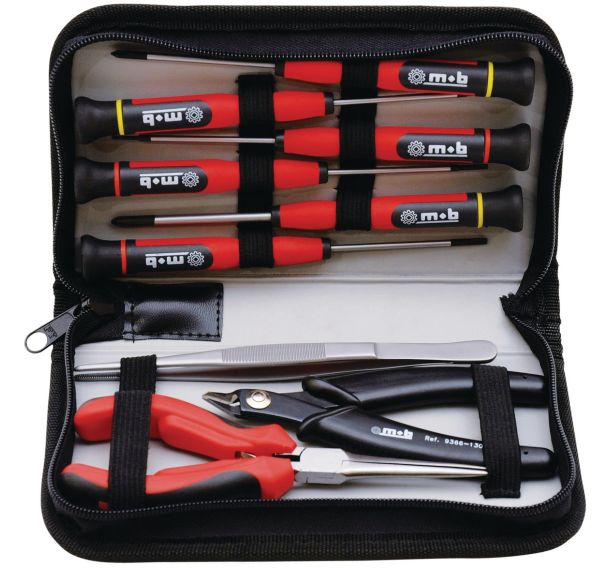 Trousse de tournevis de précision - 6 tournevis et 3 pinces