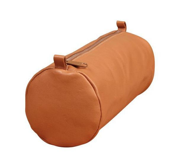 Trousse en cuir Age Bag grande ronde Ø8 cm - Clairefontaine