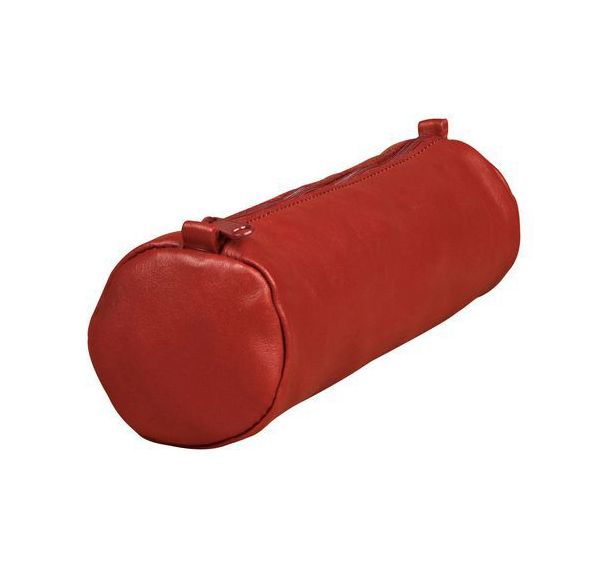 Trousse en cuir Age Bag ronde Ø6 cm - Clairefontaine