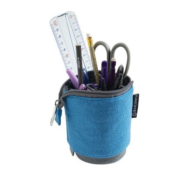 Trousse pot à crayons avec couleurs assorties