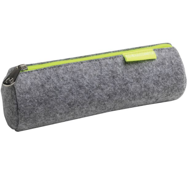 Trousse ronde feutrine Neon - Exacompta - Lot de 6