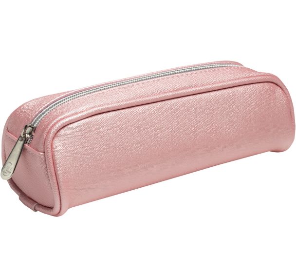 Trousse trapèze métallisé assorti Perle - Lot de 6 - Exacompta