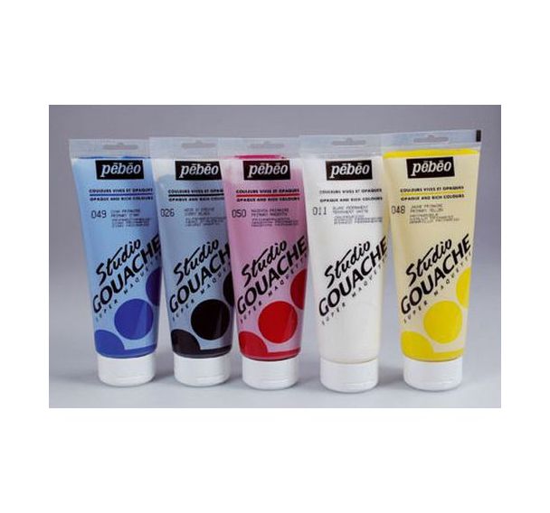 Tube plastique 220 ml studio gouache - Pébéo