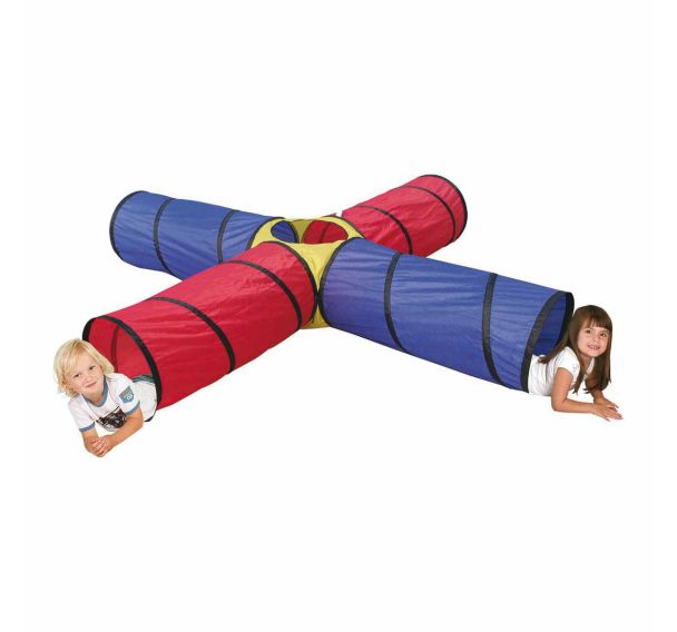 Tunnel 4 branches + connecteur / 4 Way Tunnel + Connector