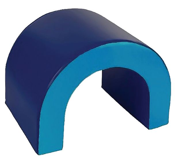 Tunnel turquoise/bleu marine