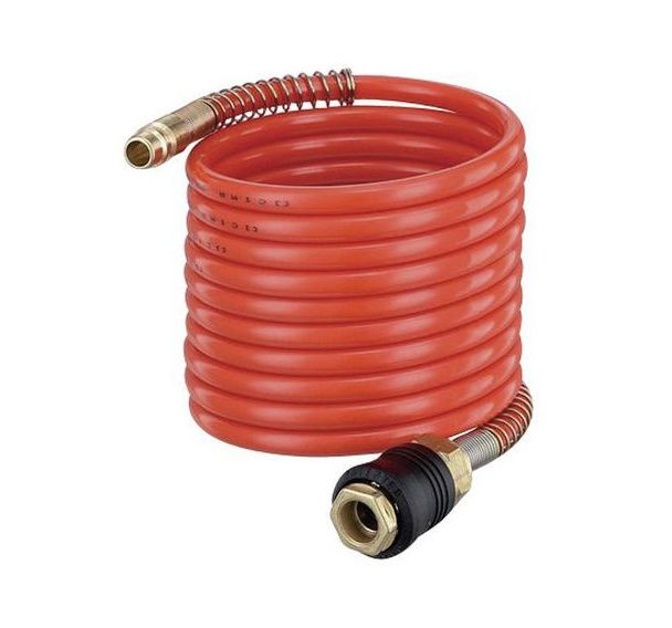 Tuyau spirale 5 mètres + 2 raccords rapides
