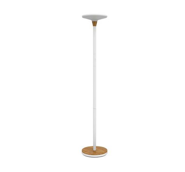 Unilux Lampadaire Baly Bamboo blanc