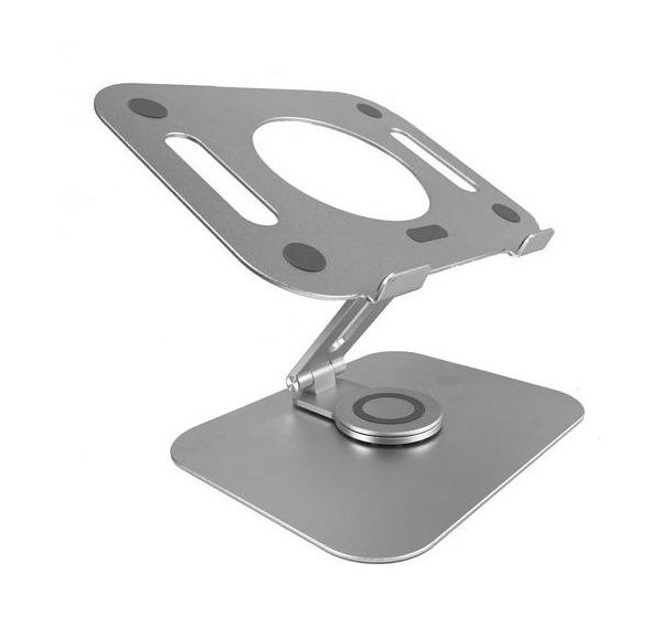 Unilux Support PC portable ERGO TOP Aluminium gris metal