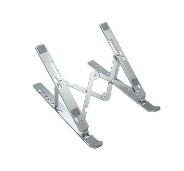 Unilux Support PC portable ERGO TRAVEL gris metal