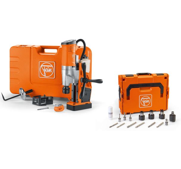 Unite de percage KBU 35 QW avec le set Chaudronnerie - Fein