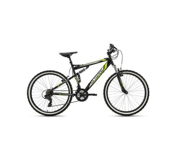 VTT tout suspendu - 26 pouces - Scrawler - noir - 51 cm -KS Cycling