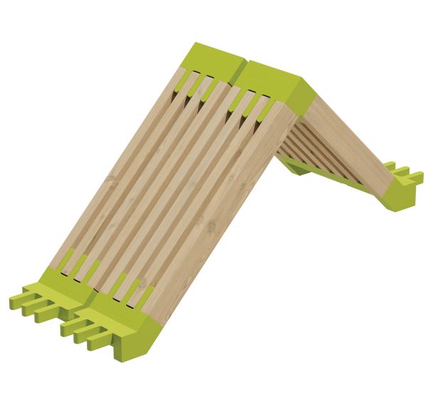 Vague Modulam banc/éléments bas 571 x 869 mm - traité classe IV