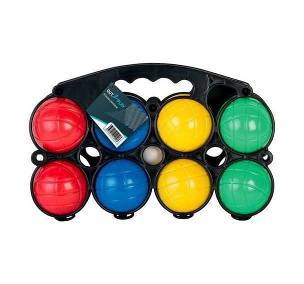 Valise 8 boules plastiques PVC