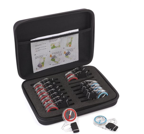 Valise de 15 boussoles pouce