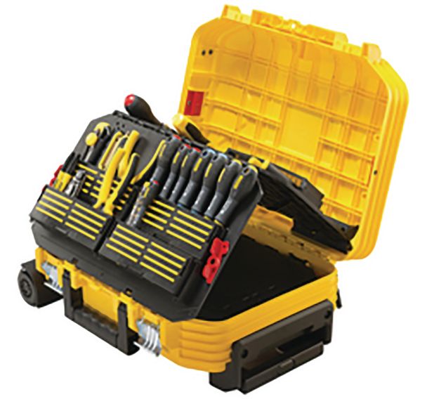 Valise de maintenance à roulettes fatmax + 100 pièces