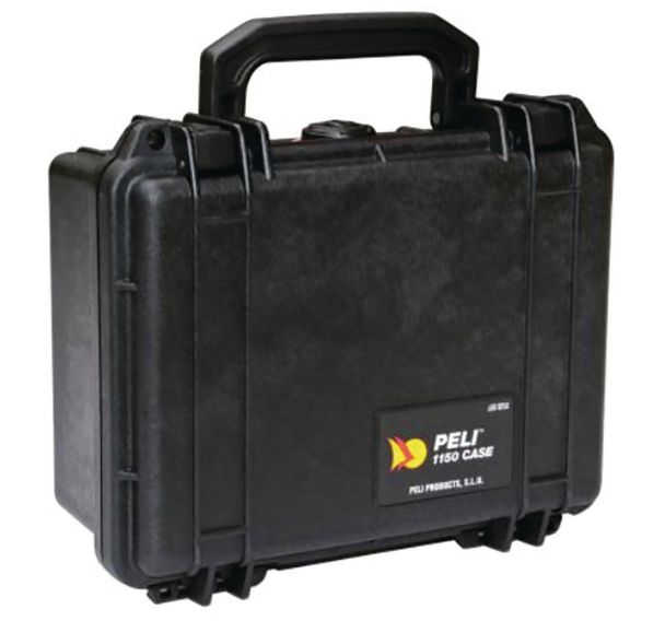 Valise de protection étanche noire Peli Case 1150