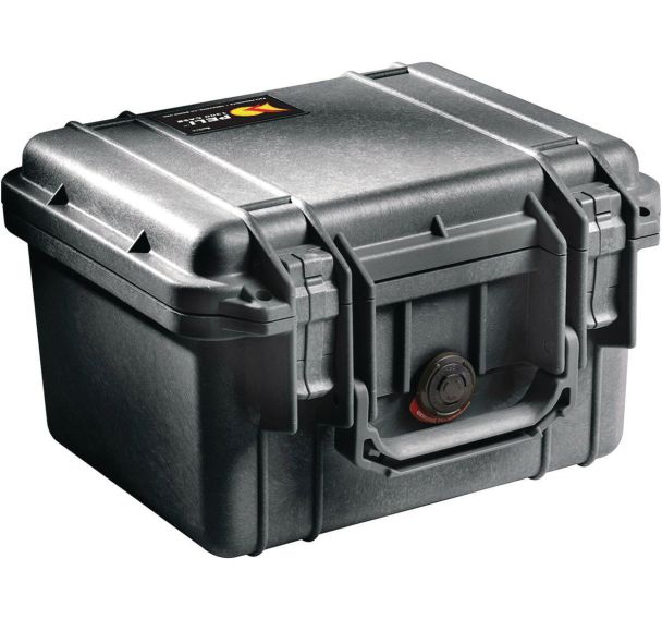 Valise de protection étanche noire Peli Case 1300
