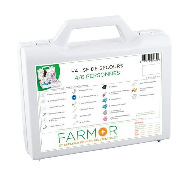 Valise de secours  4/6 personnes