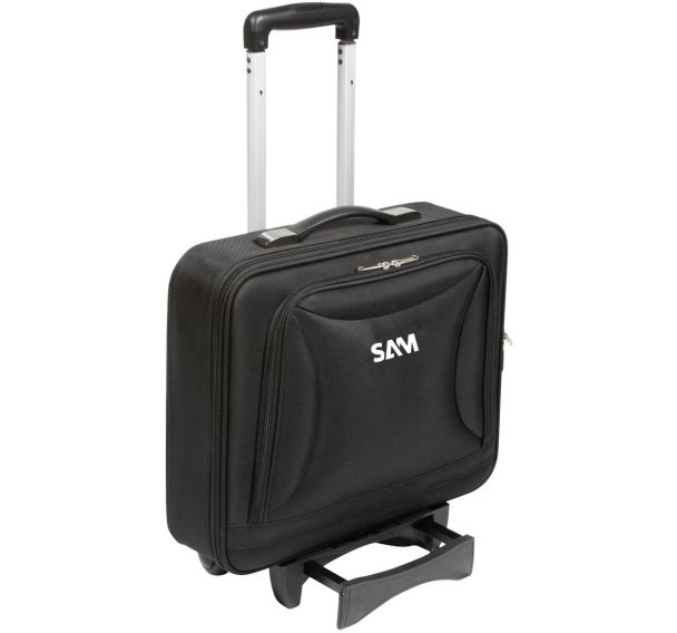 Valise textile vide 440 mm avec trolley