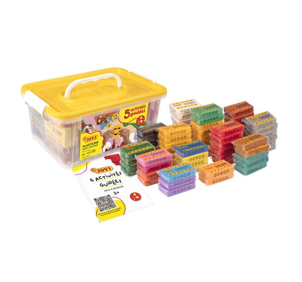Valisette collective de pâte à modeler PLASTILINA