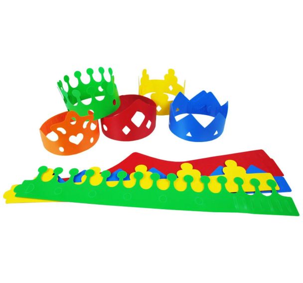 Valisette de 10 pochoirs couronne