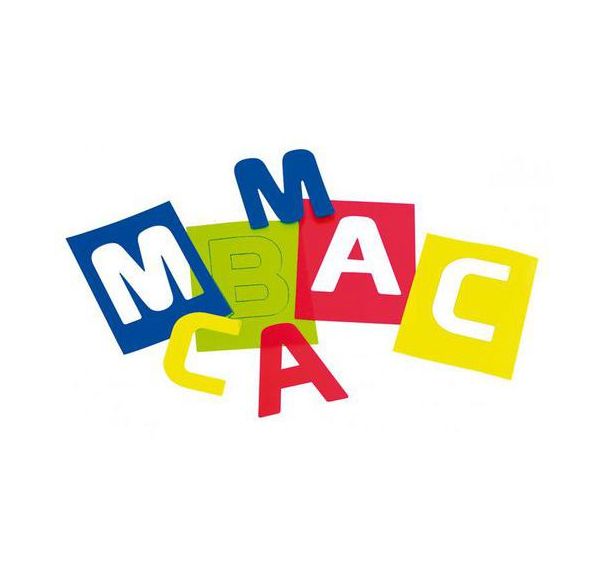 Valisette de 26 pochoirs lettres majuscules 16 x 20 cm