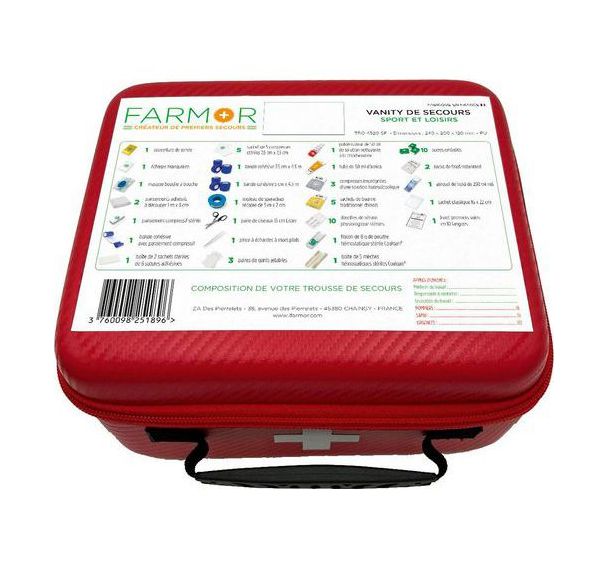 Vanity de premiers secours - Sport et loisirs