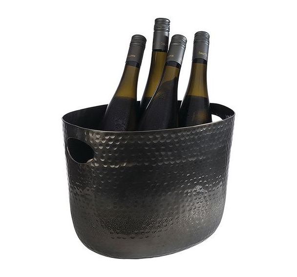 Vasque à champagne noire martelée - In Situ