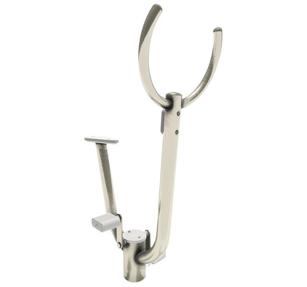 Vélo inox avec QR code