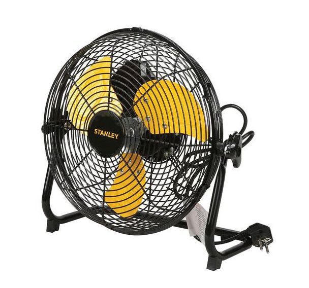 Ventilateur brasseur de sol métal 30 cm - 60 W