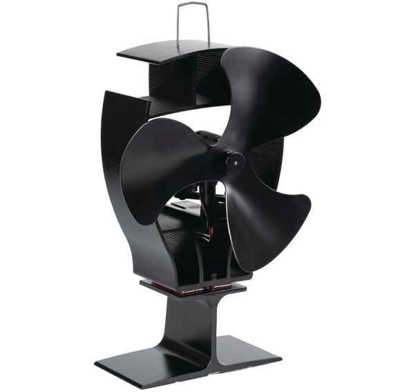 Ventilateur de foyer Kamin Vento Swing noir, 365214