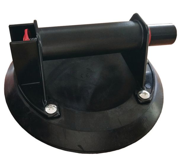 Ventouse avec pompe à vide plastique noire Force 100kg