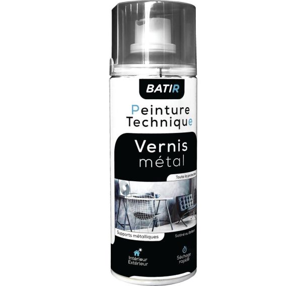 Vernis aerosol metal 400 ml