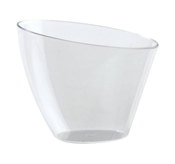 Verrine pour mise en bouche ellipse - Lot de 100 - Matfer Flo