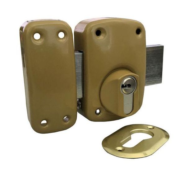 Verrou Basik pour cylindre européen Bronze Blister BSK