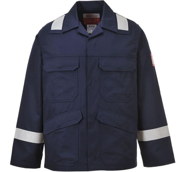 Veste Bizflame Plus pour soudeur FR25 Bleu marine - Portwest