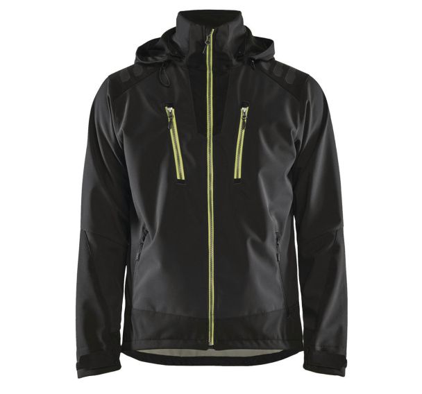 Veste de travail 4749 Noir/Jaune fluo - Blaklader