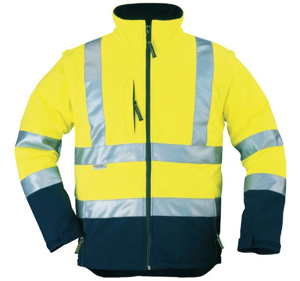 Veste de travail Softshell haute visibilité