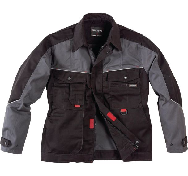 Veste de travail coton/polyester multipoches - Singer
